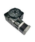 Used Pro Grade Motorized Rotary Positioning Stage With 42 Stepper Motor Turntable, 360 Degree R Axis Rotation, detailed view.