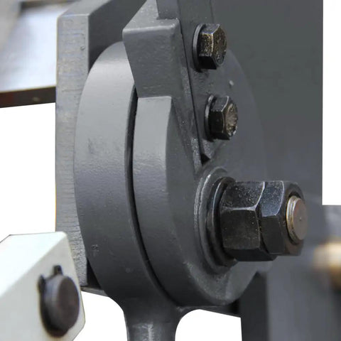 Premium Sheet Metal Finger Brake Featuring 50 Inch Bending Length And 16 Gauge Mild Steel Capacity To Smoothly Whip Up Boxes Pans Trays And Hvac Ductwork Without Breaking A Sweat On The Shop Bench
