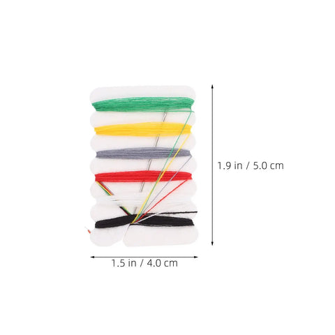 Real Deal Mini Sewing Kit With 200 Pieces As A Portable Travel Set To Mend Clothes On The Fly While Backpacking Commuting Or Just Taking It Easy On Any Long Weekend Trip with colorful threads.
