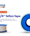 Three Quarter Inch PTFE Teflon Tape Pro Grade 520 Inches Long For Plumbers And Pipe Fittings, Leak Proof Thread Seal Tape For Air And Water Lines, Nonstick And Easy To Apply For DIY Projects, spool and label view