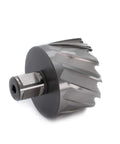 Oscarbide annular cutter, 2-1/4 in diameter, 3/4 in Weldon shank with pilot pin for magnetic drill press