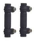 Tie Rod End Adjusting Sleeves for Chevy Trucks and Suburban 1971-2000 Fits C20 C30 C2500 C3500 Series Suburban Pickup and Blazer Front Steering Upgrade for Classic GM Rigs, black steel 2-pack