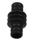 Close-up of Heatproof Rubber Steam Wand Cover For Espresso Machine Pro Grade Insulation Sleeve, black rubber design.