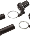3x8 Speed Twist Shifter Set With ESP 1 To 1 Ratio, durable black shifters with cables and grips, sealed cable entries visible