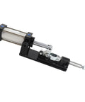 Heavy Duty Pneumatic Clamp Made From Carbon Steel For Welding And Forming Jobs With High Accuracy Auto Control And Easy Use Toggle Mechanism In Industry Production Ranging 0.5 9.0kgf Square Cm, showing a close-up angle.