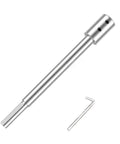 Heavy Duty Six Inch Forstner Bit Extension Rod For Deep Hollow Woodworking And Fine Furniture Builds Delivers Knockout Reach and a hex key.