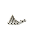 260 Piece M3 Hex Socket Flat Head Countersunk Bolts And Nuts Kit Made From 304 Stainless Steel For Durable Rust Free Hardware Projects And Quick Pro Builds