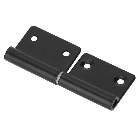 Lift Off Cabinet Hinges Detachable Flag Door Hardware Heavy Duty Stainless Steel Cupboard Fixings Six Pack No Hassle Drop In Installation Built Tough For Smooth Daily Home Revamps. Black flag hinge with two mounting plates.