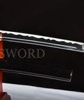 Dope Non Sharpened Aluminum Steel Katana Sword For Practice Laido Japanese Samurai Style Full Tang Blunt Blade