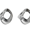 Heavy Duty 316 Stainless Steel Bolt Hangers For Rock Climbing And Mountaineering Expansion Anchors 2Pcs Set, close-up view.