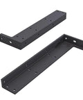 Heavy Duty Metal Shelf Brackets For Wall Mounting, Thick Iron and Cold Rolled Steel L Brackets with 90 Degree Design