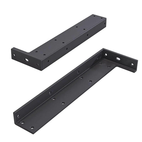 Heavy Duty Metal Shelf Brackets For Wall Mounting, Thick Iron and Cold Rolled Steel L Brackets with 90 Degree Design