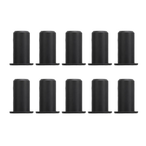 Solid Black Silicone Cable Grommets For Wall Hole Perfect Fit 0.75 Inch Wire Routing Kit Guards Antenna Cables And Series Wires Keeps Your Setup Clean Secure And Friction Free From Daily Wear And Tear, set of 10