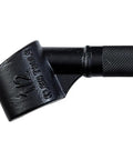 Close-up of Angled Rebar Hickey For No 3 And No 4 Rebar With 65 Degree And 90 Degree Bends 24 Inch Handle knurled grip.