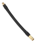 Kickass Six Point Three Inch Heavy Duty Tire Inflator Hose Air Fit Connector Fits For Xiaomi Electric Scooter Bicycle Motorcycle And Car Auto Vehicle Accessories Upgrade Kit Top Quality Durable Build Easy Install Long Lasting Service Life, black rubber hose with brass fittings