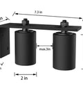 3 Inch Gate Roller Guide With L Bracket Universal Adjustable Gate Roller For Sliding Gates, side view with measurements