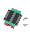 Premium High Precision Linear Guide Rail Kit with HGW20CC flanged block and fittings for smooth 3D printer and CNC machine motion control.