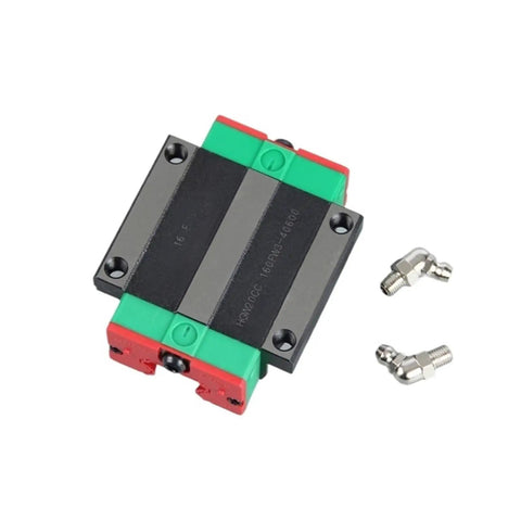 Premium High Precision Linear Guide Rail Kit with HGW20CC flanged block and fittings for smooth 3D printer and CNC machine motion control.