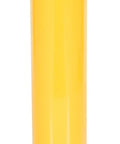 Heavy Duty Steel Safety Bollard Standing 42 Inches High By 5.5 Inches Wide In Bright Powder Coated Yellow for vehicle impact protection