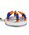 Shop Built Spindle Cooling Ring For Stone Engraving Rigs With 360 Degree High Pressure Water Spray Nozzle Universal Cnc Tool Cooler For Metal Fabbing Jobs 150Mm Bore, metallic ring with spray nozzles.