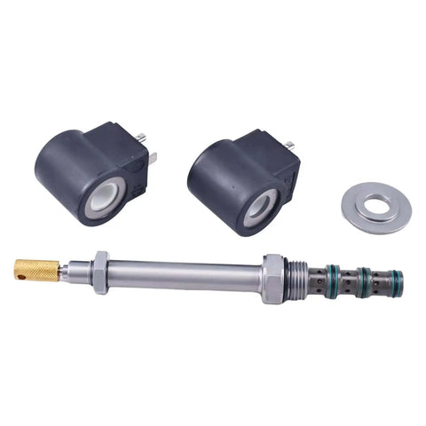 4-Way 3 GPM Hydraulic Spool Valve SV08-47DM-0-N Aftermarket Replacement For HydraForce 08 Series VC08-4 Cavity With 2 Solenoid Coils 24V DC