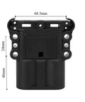 Pro Level Badass 160A Dc Charging Connector For Electric Forklift Whips and Industrial Batteries with PBT housing.
