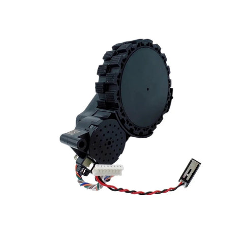 Drive wheel motor replacement assembly, left and right, for Xiaomi Mop B101CN/Omni 1S, black plastic with wiring harness