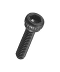 Heavy Duty Socket Head Cap Screws M1.4 X 6mm With Sleek Black Oxide Finish in profile, showcasing black alloy steel finish and thread.