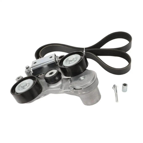 Heavy Duty Drive Belt Tensioner Kit Replaces 12663047 For Chevy Impala 2008 To 2014 Models Restores Engine Belt Tension To Get You Back On The Road Running Smooth As Silk For Many Miles Ahead With Premium Reliability; belt, pulley, bolts