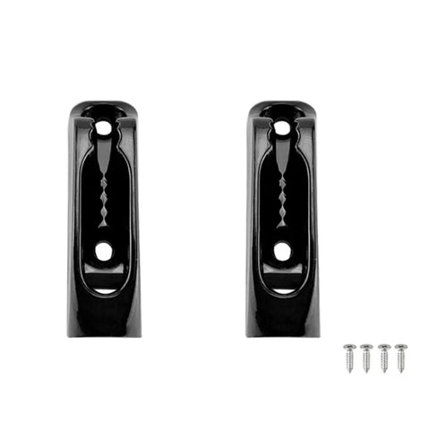 Industrial Grade Kayak and Canoe Nylon Self Lock Rope Tensioner Cleat for Boats, Durable Runner Clam Cleat Cord Lock, 2 Pack Spare Parts for Saltwater Use, Heavy Duty Self Lock Rope Cleat Fits Cords Up to 4mm, black nylon cleats with screws