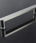 Stainless Steel Shower Door Handle Kit With Towel Bar For Glass Doors And Shower Enclosures 40 Cm Easy Install No Fuss