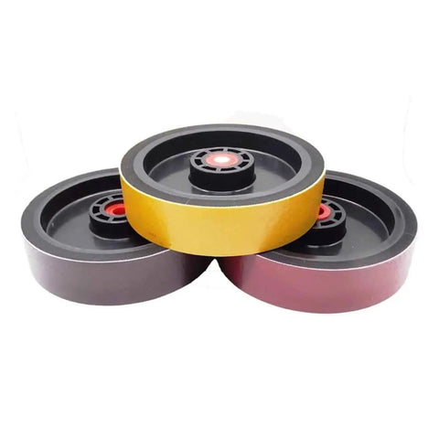 8 Inch Resin Diamond Lapidary Wheel Grit 1200 Plus 3000 Soft Cabbing Polishing Tool For Gemstone Finishing with three color options.