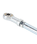 Close-up view of One Pair 295mm 8mm Steering Tie Rod Kit for Go Kart and ATV Racing Carts Beefy Racer Grade Heavy Duty Steel Alloy