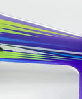 Close-up of the RC Foam Airplane Kit 710mm Xtreme Sports Aerobatic Plane tail section with vibrant graphics.