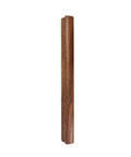 Side view of Walnut Wood Cabinet Pull Handle from Set of 6, 230mm Long With 192mm Hole Centers, 18mm Wide, elegant natural finish.