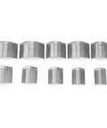 Corner Edge Trimmer Set 10 Pack Leather Corner Punch Cutter Die Cutting Mold For Wallet Belt Handmade DIY Leather Craft Pro