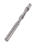 Gowenic Professional Woodworking Flush Trim Router Bit With 1/4 Inch Shank Spiral Up Down Cut Carbide Blade And Bottom Bearing for precise edging