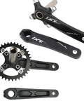 32T Aluminum MTB Crankset 170mm with 104 BCD Narrow Wide Chainring Bolts Included 74mm Mounting Hole Spacing CNC Round Chainring