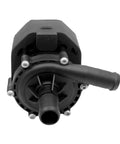 Heavy Duty Electric Water Pump For Tesla Model S 85D AWD, black plastic body with hose, designed for efficient coolant circulation.