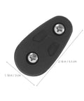 Heavy Duty Nylon Pulley For Sports Equipment And Boats, Single Wheel Ball Bearing Pulley with dimensions of 2.16x1.18 inches