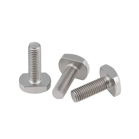 Heavy Duty T Slot Bolts M8x50mm Stainless Steel Hammer Head For Woodworking 3 Pack Anti Rust Corrosion Resistant T Bolts