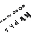 Nylon Screws Nut Washer Kit 270 Pcs M2 To M5 Plastic Hex Standoff Mounting Hardware Set For DIY Electronics And Furniture Assembly Durable Non Conductive, black nylon screws, nuts, and washers