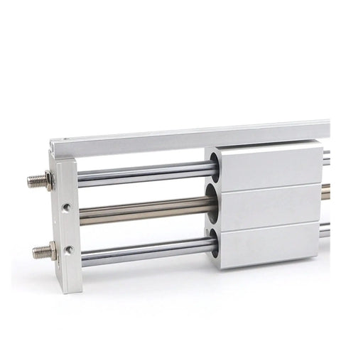 Premium Aluminum Alloy Rodless Pneumatic Air Cylinder Featuring Smooth As Butter Slide Operation And Rock Solid Buffer Adjustment For Tough Shop Floors And Real Deals