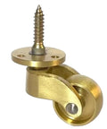 4PCS/Lot Casters Wheels for Furniture, Brass Gold Swivel Wheel Caster with screw insert for easy attachment.