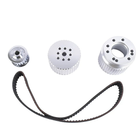 Upgrade Your Chevy BBC With This Sick Belt Drive Pulley Set For 396 427 Or 454 Big Block Engines Featuring Durable Billet Aluminum Design And A Non Slip Gilmer Belt To Keep Your Ride Running Smooth Like A Dream.. billet Chevy Big Block pulley set with Gilmer belt