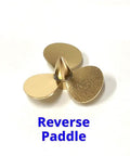32mm Brass Three Blade Propeller Set For RC Sailboats With Left And Right Hand Turns M3 Shaft Hole Pressure Tested Marine Grade