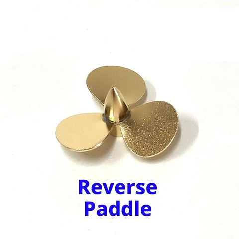 32mm Brass Three Blade Propeller Set For RC Sailboats With Left And Right Hand Turns M3 Shaft Hole Pressure Tested Marine Grade