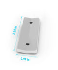 Heavy Duty Aluminum Solar Panel Pole And Wall Mount Bracket Kit For One To Fifteen Watt Panels 3.54 x 0.98 inches