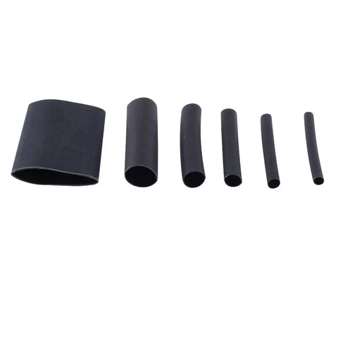 Awesome 800 Pc Heat Shrink Tubing Kit With Super Fast 3:1 Ratios Adhesive Lined Marine Grade Wraps That Seal Tight For Any Industrial Jobsite Or DIY Electrical Fixins Without Getting Burned black heat shrink tubing set with 7 sizes