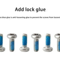 Lock glue screws for Boost Hub Conversion Kit for bicycle front and rear, preventing screws from loosening
